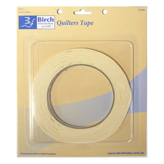 QUILTERS TAPE 6MM X 45M  SINGLE