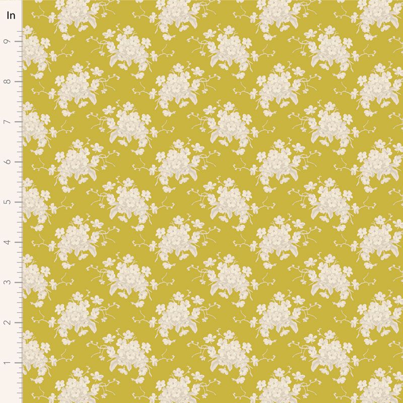 SUNDAY BRUNCH BY TILDA WHITE-FLOWER SOUR-YELLOW PRE-ORDER