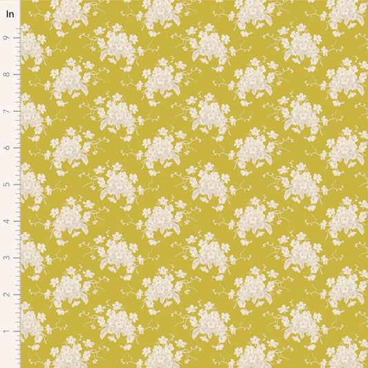 SUNDAY BRUNCH BY TILDA WHITE-FLOWER SOUR-YELLOW PRE-ORDER