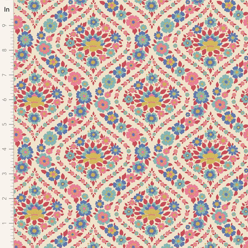 WALLFLOWER BY TILDA BIANCA RED PRE-ORDER