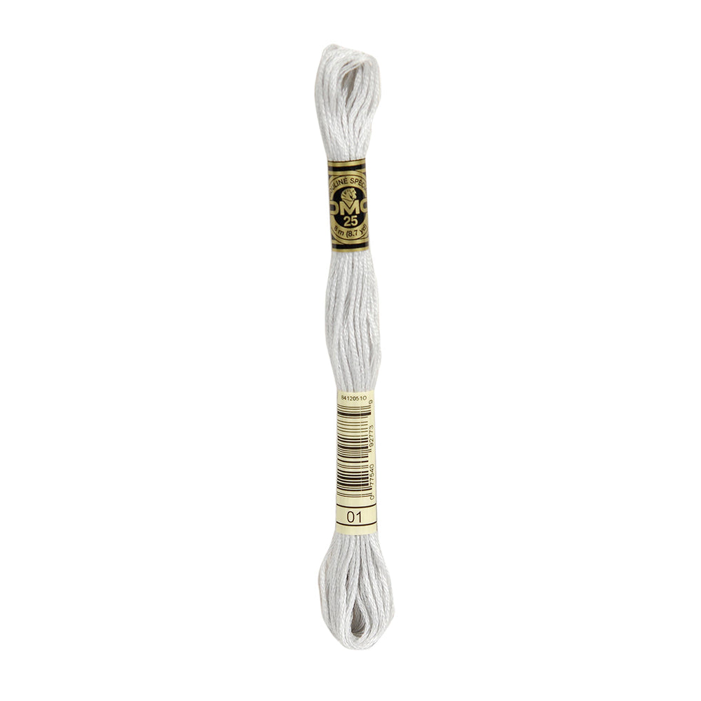 DMC STRANDED COTTON COLOUR 1