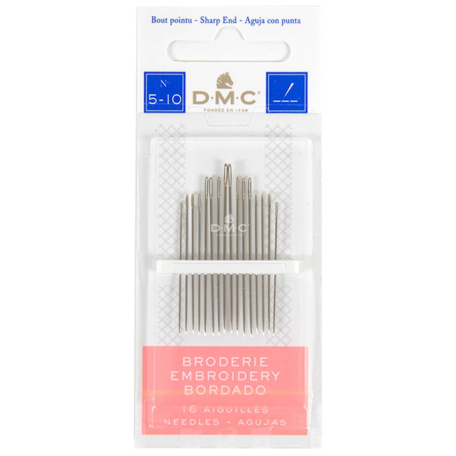 DMC EMBROIDERY NEEDLES NO 5-10