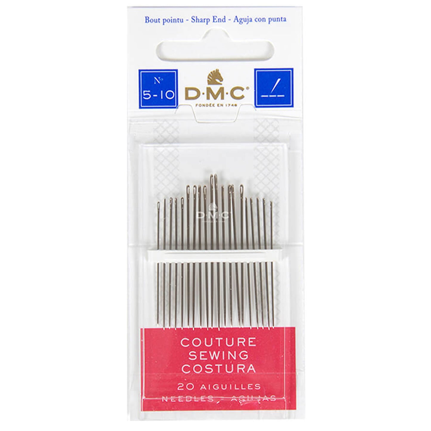 DMC SEWING NEEDLES NO 5-10