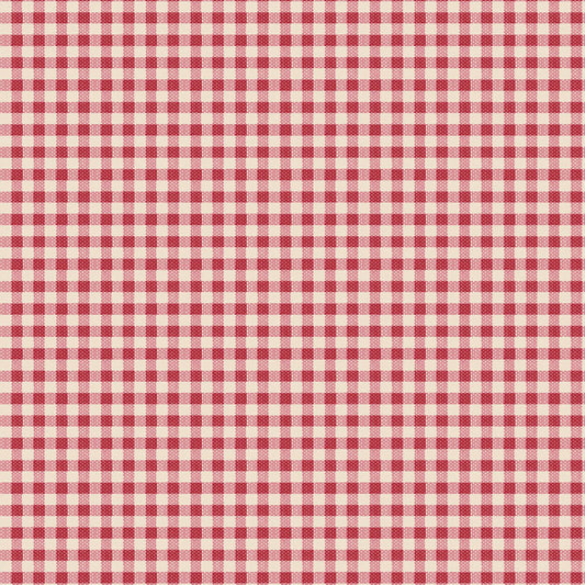 TILDA CREATING MEMORIES GINGHAM RED