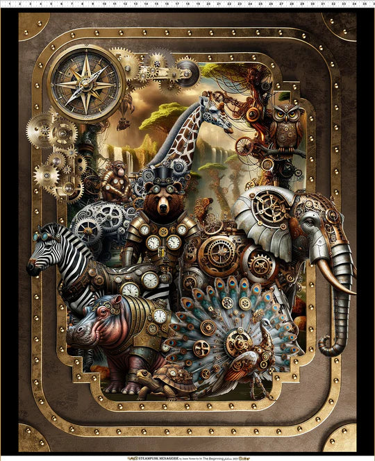 STEAMPUNK MENAGERIE PANEL