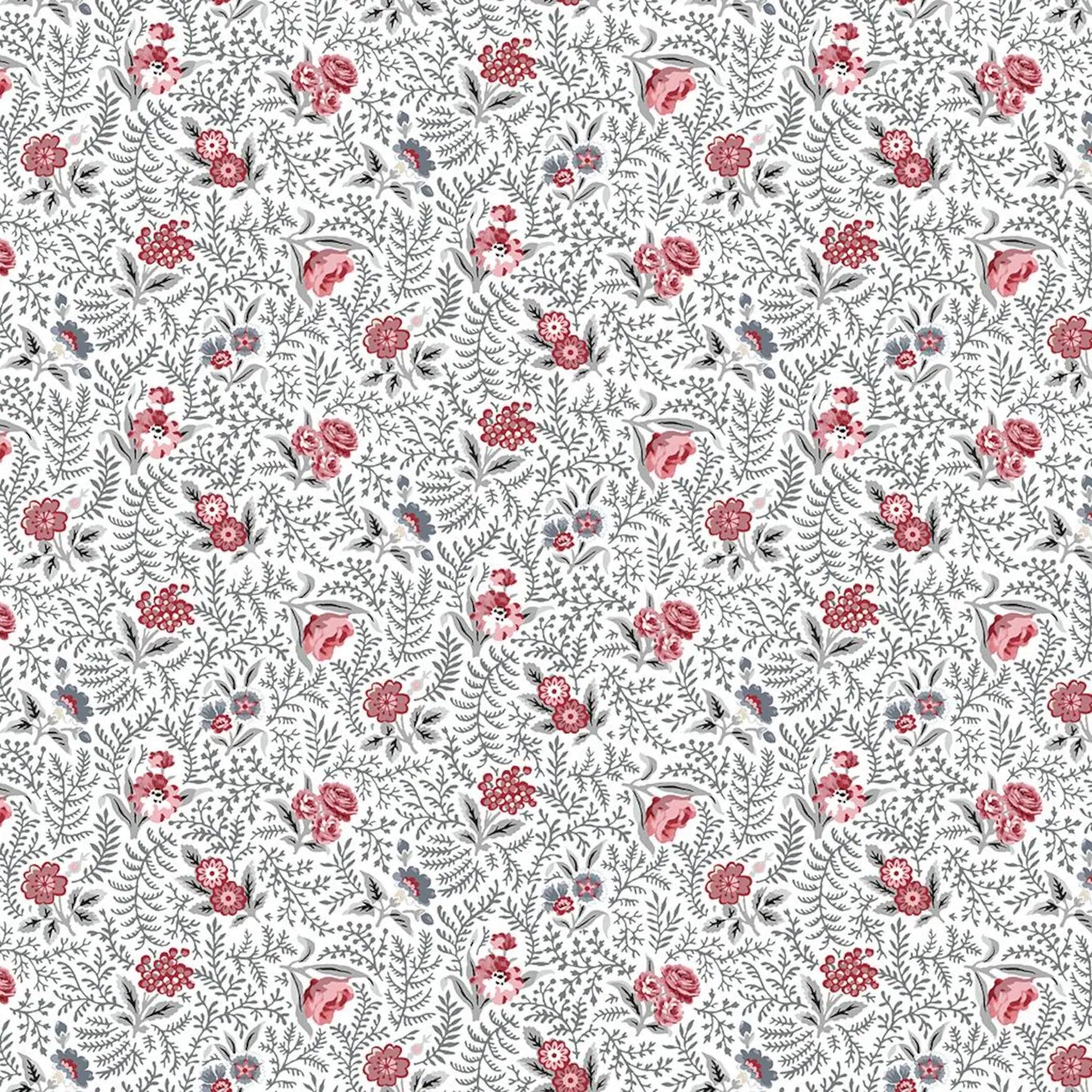 AUBREY PACKED FLORAL WHITE  Y4307-1