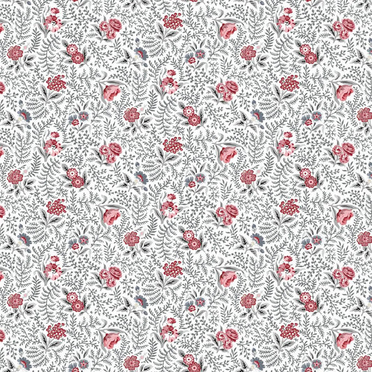 AUBREY PACKED FLORAL WHITE  Y4307-1