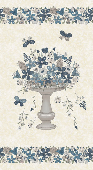 Butterflies and Bloom. Butterfly Bath Panel  3153P-33