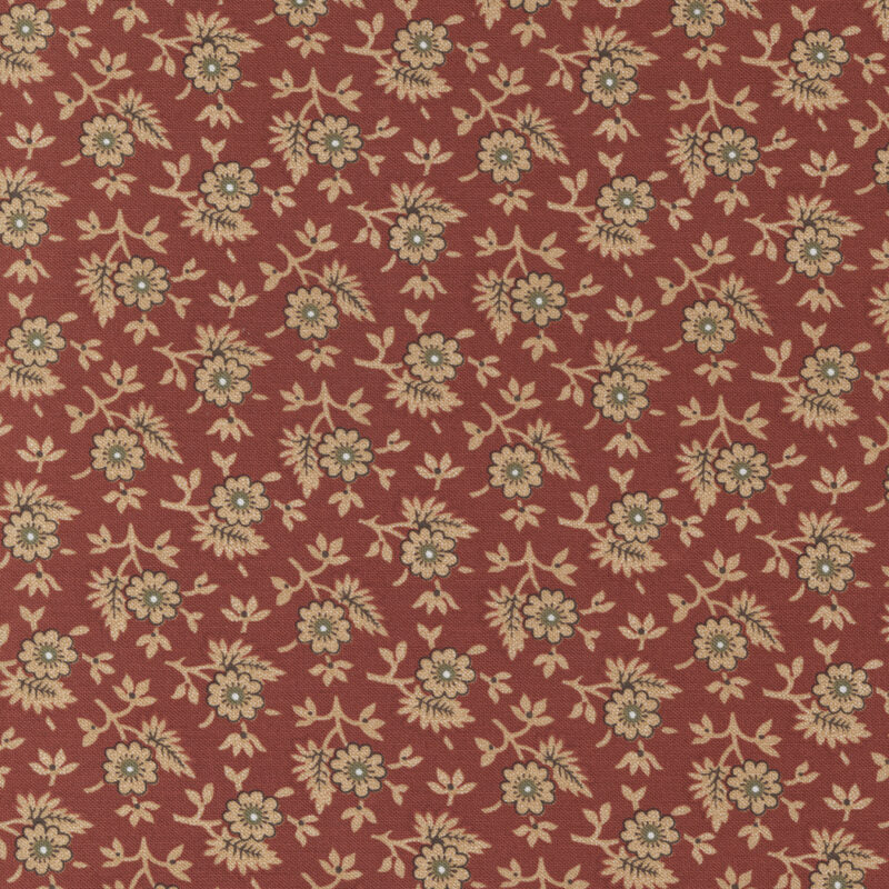 Adamstown Rust Flowers By Jo Morton for Moda