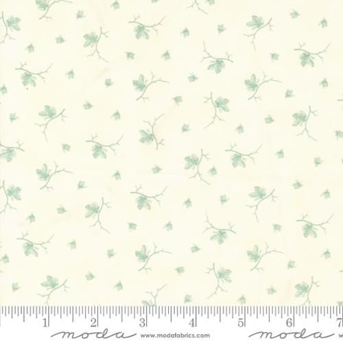 Etchings by Moda Brave Butterfly Novelty Parchment/Aqua M4433821