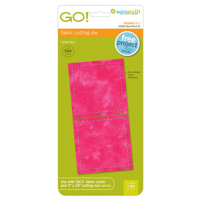 GO! SQUARE 3 1/2 (3" FINISHED) ACCUQUILT