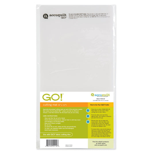 GO! CUTTING MAT 6" X 12" ACCUQUILT