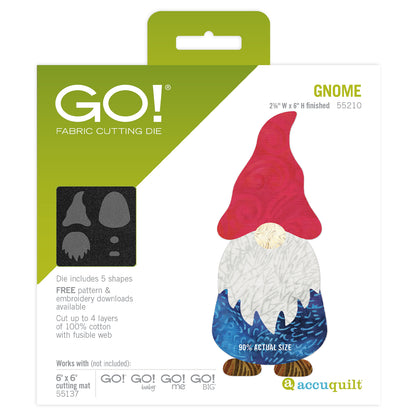 GO! APPLIQUE GNOME ACCUQUILT