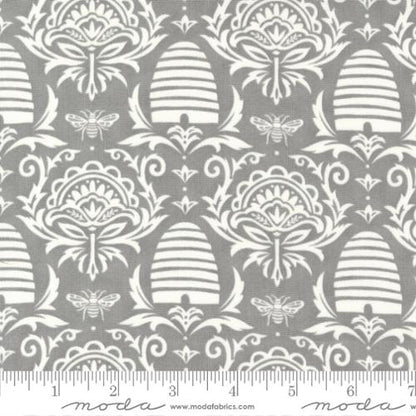 HONEY AND LAVENDER Pebble Gray Damask M85682 27