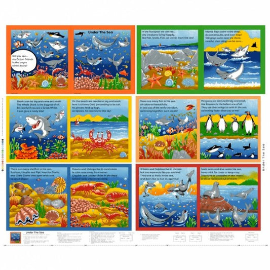 UNDER THE SEA BOOK PANEL