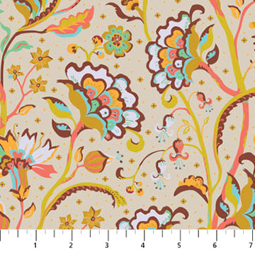 TRADE WINDS CHINTZ IVORY