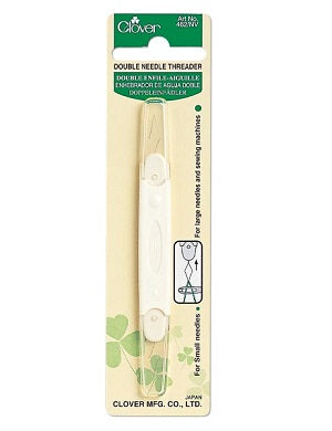 CLOVER  DOUBLE NEEDLE THREADER