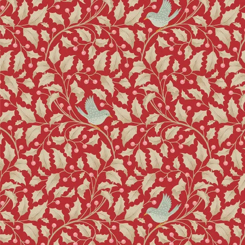 MERRY LITTLE CHRISTMAS HOLLY RED 100621  PRE ORDER