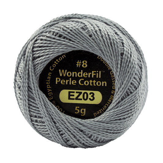 WONDERFIL ELEGANZA PEARL COTTON SIZE 8 - 03 SILVERWARE