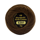 WONDERFIL ELEGANZA PEARL COTTON SIZE 8 07 RICH SOIL