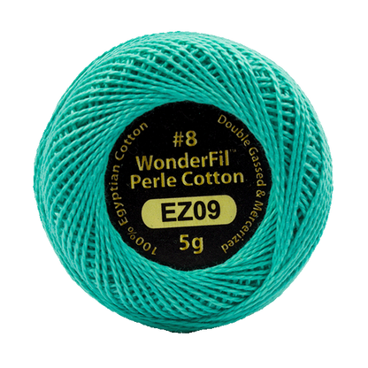 WONDERFIL ELEGANZA PEARL COTTON SIZE 8 - 09 SEAFOAM GREEN