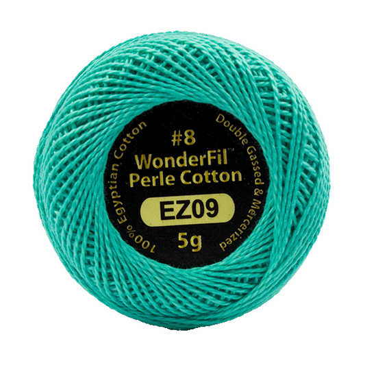WONDERFIL ELEGANZA PEARL COTTON SIZE 8 - 09 SEAFOAM GREEN