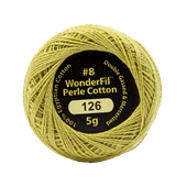 WONDERFIL ELEGANZA PEARL COTTON SIZE 8 -126 SANDSTONE
