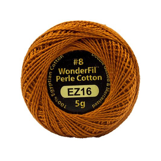 WONDERFIL ELEGANZA PEARL COTTON SIZE 8 - 16 EXOTIC SPICE