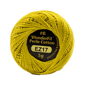 WONDERFIL ELEGANZA PEARL COTTON SIZE 8 - 17 BRASS TRUMPET