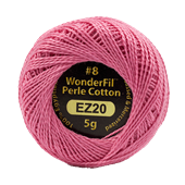 WONDERFIL ELEGANZA PEARL COTTON SIZE 8 - 20 FLAMINGO