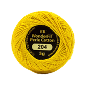 WONDERFIL ELEGANZA PEARL COTTON SIZE 8 - 204 RADIANT GOLD