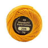 WONDERFIL ELEGANZA PEARL COTTON SIZE 8 - 206 PLUMP