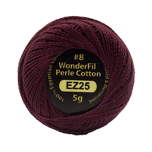 WONDERFIL ELEGANZA PEARL COTTON SIZE 8 25 ROSEWOOD