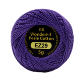 WONDERFIL ELEGANZA PEARL COTTON SIZE 8 - 29 BLUEBERRY BUSH
