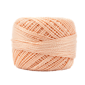 WONDERFIL ELEGANZA PEARL COTTON SIZE 8 - 330 PEACH FUZZ