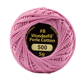 WONDERFIL ELEGANZA PEARL COTTON SIZE 8 - 500 DAHLIA