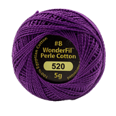 WONDERFIL ELEGANZA PEARL COTTON SIZE 8  520 EVENTIDE