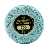 WONDERFIL ELEGANZA PEARL COTTON SIZE 8 700 WINTER BREATH
