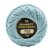WONDERFIL ELEGANZA PEARL COTTON SIZE 8 702 SPRING RAIN
