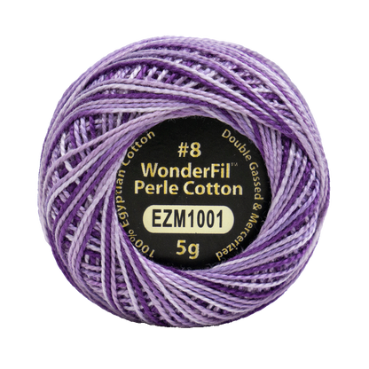 WONDERFIL ELEGANZA VARIEGATED PERLE 8 PURPLE PASSION 1001