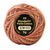 WONDERFIL ELEGANZA VARIEGATED PEARL 8   CARPENTER 1033