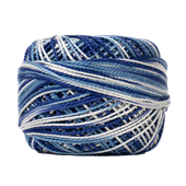 WONDERFIL ELEGANZA VARIEGATED PEARL 8   BLIZZARD 1040