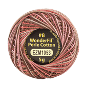 WONDERFIL ELEGANZA VARIEGATED PERLE 8 STRAWBERRY CHOCOLATE 1053