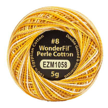 WONDERFIL ELEGANZA VARIEGATED PERLE 8 LEMON MERINGUE 1058