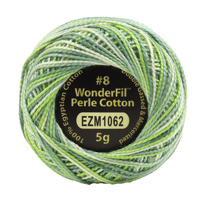 WONDERFIL ELEGANZA VARIEGATED PERLE 8 PARSLEY 1062