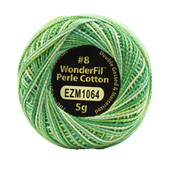 WONDERFIL ELEGANZA VARIEGATED PERLE 8 SPRING GREEN 1064