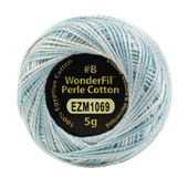 WONDERFIL ELEGANZA VARIEGATED PERLE 8 AQUA MARINE 1069