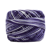 WONDERFIL ELEGANZA VARIEGATED PERLE 8 PERIWINKLE 1075