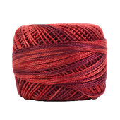 WONDERFIL ELEGANZA VARIEGATED PERLE 8 CRANBERRY 1090