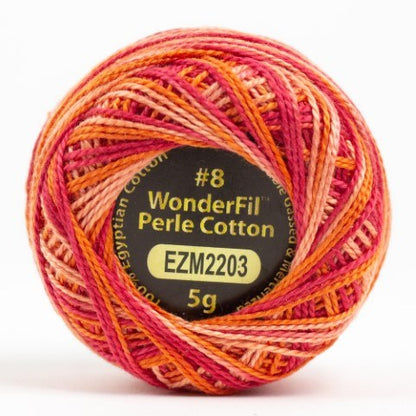 WONDERFIL ELEGANZA VARIEGATED PERLE 8 ELECTRIC 2203